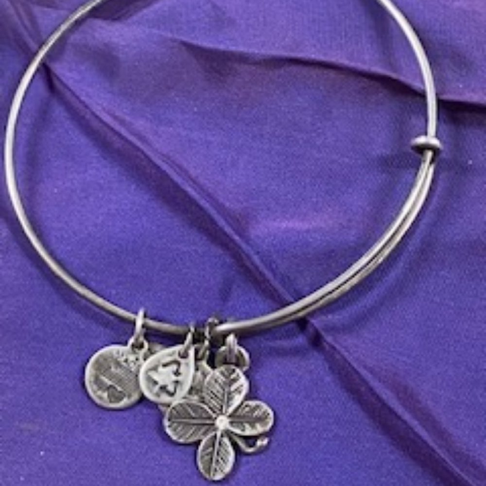 Alex and Ani Four Leaf Clover Bracelet